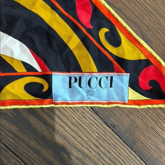 Emilio Pucci Multicolor Silk Scarf - Picture 3 of 5